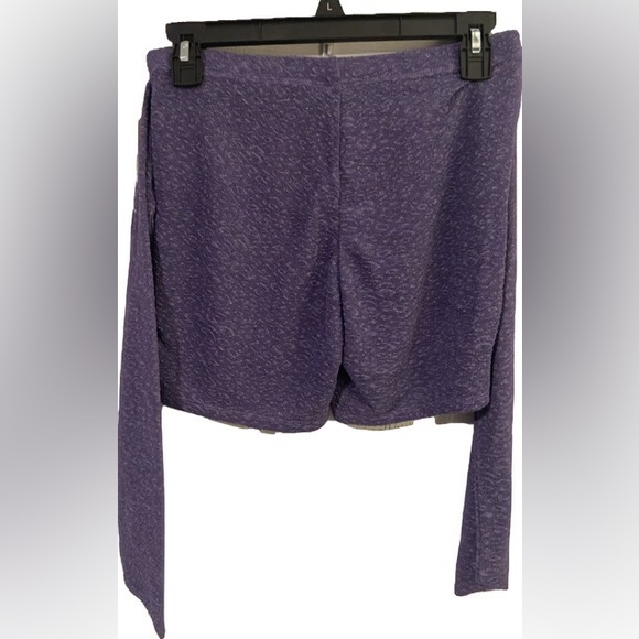 Purple two piece shorts set - Picture 3 of 3